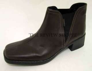 Josef Seibel Leather Ankle Boots Espresso Brown 36 Euro/6 US NWOB 