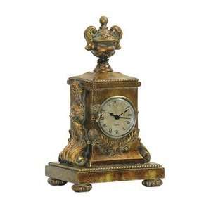    1548 Barcelona   Mantle Clock, Antique Gold Finish