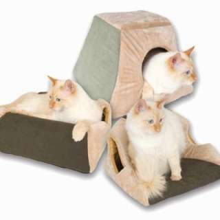   Heated Cat House Bed Kitty CABIN THERMO Mat Pad 655199030712  