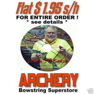Archery How To DVD Video BOWSTRING SERVING & PEEP SIGHT  