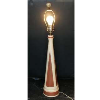 Vintage Florence Art Ceramic Table Lamp  