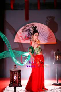 Custom made Chinese brocade with chiffon Hanfu Dress  