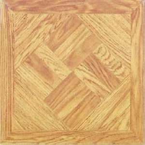  Dynamix 12 x 12 Inch Vinyl Tiles   Medium Oak Parquet 