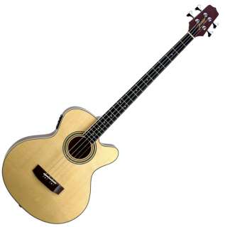 Jasmine by Takamine ES50C 4 String Acoustic Electric Bass Guitar 