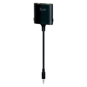 iLuv i111 Audio Splitter Cable. SPLITTER ADAPTER DUAL VOLUME CONTROL 
