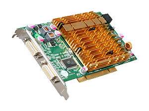   VGA outputs 512MB DDR2 Per GPU 1GB Total Onboard 64 bit PCI Video Card