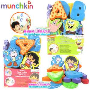 Developmental Baby Toys Munchkin Dora Explorer Floating Foam Letters 