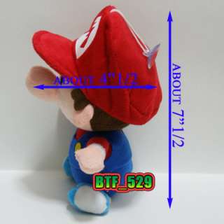 New Super Mario Brothers Plush Figure ( 71/2 Baby Mario )  