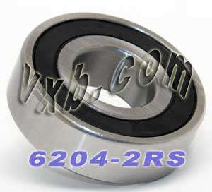   Sealed 20x47x14 20mm/47mm/14mm Deep Groove Radial Ball Bearings  