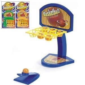 TABLE TOP BASKETBALL SET. Includes scoreboard, ball launcher and balls 