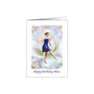  Birthday, Niece, Ballet Dancer, Roses Card Health 