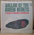 BALLAD OF THE GREEN BERETS & SONGS OF AMERICAS FIGHTING MEN 60S LP 