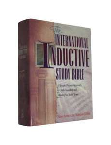 The International Inductive Study Bible 1993, Hardcover, Illustrated 