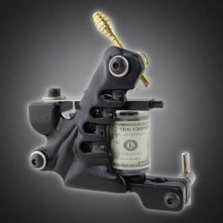   Tattoo Machine for Liner   Dual 10 Wrap Coils with one dollar design
