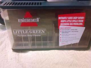 BISSELL LITTLE GREEN CLEAN MACHINE CARPET & UPHOLSTERY SPOT SHAMPOOER 