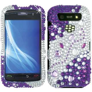RHINESTONE BLING FACEPLATE CASE COVER BLACKBERRY TORCH 2 MONZA 9860 