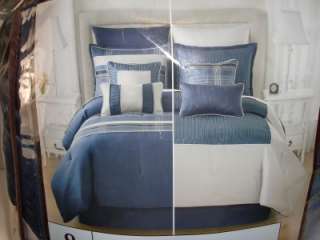   Piece REversible Bedding Set Sterling Heights Queen Size Blue  