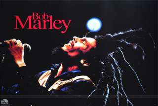 Bob Marley Music Reggae Dead Rock Hair Style Poster  