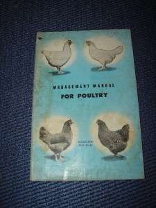 1950 MANAGEMENT FOR POULTRY   MCMILLEN FEED MILL  