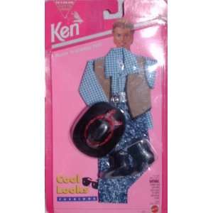  Barbie KEN WESTERN COWBOY OUTFIT Cool Looks Fashions (1994 