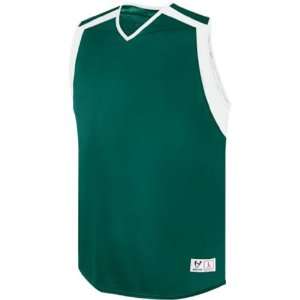   Custom Basketball Jersey Uniforms FOREST/WHITE A3XL