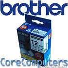 Brother 12mm P Touch TZ Tape 2Pack Black on White TZ231