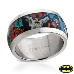    Batman Stainless Steel Unisex Ring   Size 10 BATMAN Jewelry