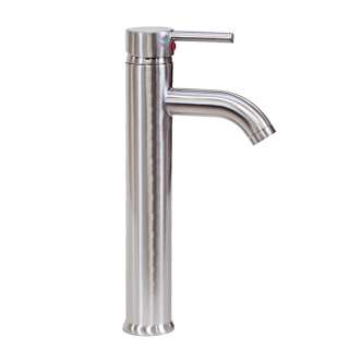   Brushed Nickel, Solid Brass, Single hole mount, single handle control