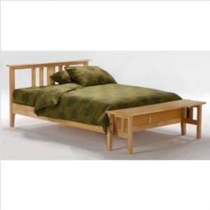 Bundle 34 Spices Thyme Bed with Folding Bench Footboard Size Queen 