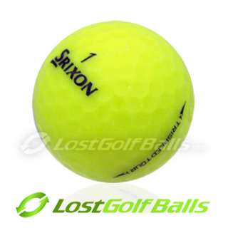   Srixon TriSpeed Tour Yellow Mint Used/Recycled Golf Balls AAAAA  