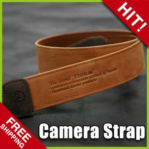 NEW MATIN Vintage 38 TAN Leather Camera Strap for Canon Nikon SONY 