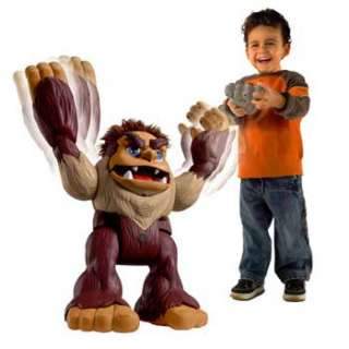 Big Foot Toy, detachable arm, two plastic toy pieces, wireless remote 