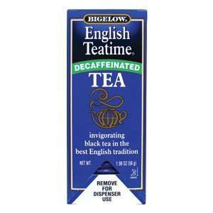 Bigelow Tea, English Teatime Decaffeinated Tea 28 / Box  