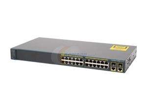 WS C2960 24TC L Switch 10/100Mbps Ports + 1000Mbps Uplinks 24 Ethernet 