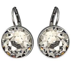  Swarovski Bella Black Diamond Earrings Jewelry
