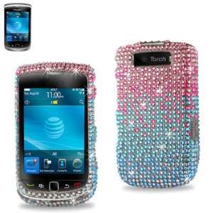 Bling Rhinestone Crysal Jeweled Snap on Full Cover Case for Blackberry 