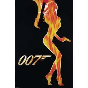 James Bond   007 Flame Girl by Unknown 24x36