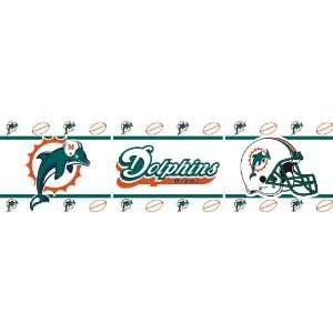  NFL Miami Dolphins Wall Paper Border 