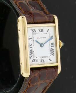 Cartier Classic Tank Louis 18k Yellow Gold Watch  