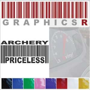   UPC Priceless Archery Archer Arrow Bow Hunting A656   Blue Automotive