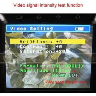 CCTV Tester, Video Signal Intensity Test, Optical Power Meter 