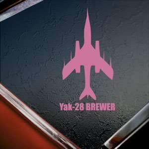  Yak 28 BREWER Pink Decal Military Soldier Window Pink 