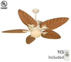 Craftmade 54 Pavilion Ant. White Outdoor Ceiling Fan  
