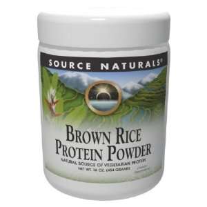 Brown Rice Protein Powder 16 oz   Source Naturals