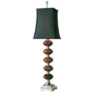    Glass Porcelain Lamps LEOPARD GLASS, BUFFET Furniture & Decor