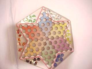 VINTAGE CHINA CHINESE CHECKERS MARBLE CHECKERS  