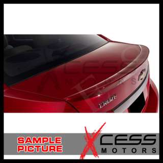 CHEVY CRUZE FLUSH MOUNT TRUNK SPOILER WING PAINTED WA636R SILVER ICE 