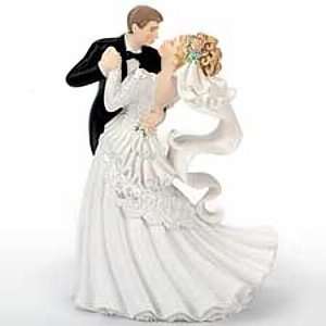   and Forever Petite Embrace Bride and Groom Cake Top 