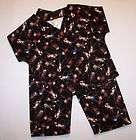 Monkey Business Flannel   Kids Scrubs w/Pants   Small