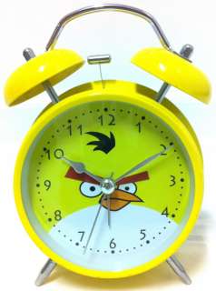 NEW 6 Angry Birds Twin Bell Alarm Clock HIGH QUALITY  